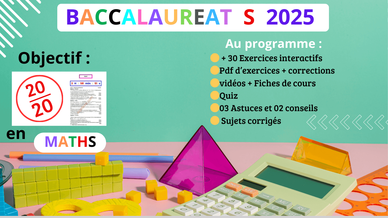20 en Maths au Bac S 's cover photo