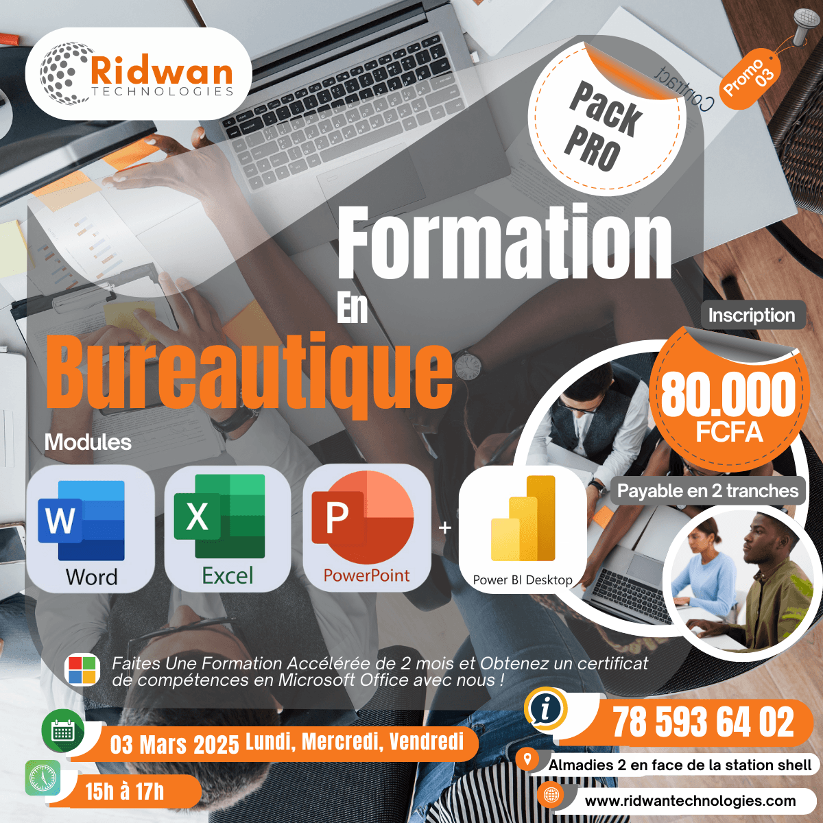 Formation en Bureautique format professionnelle's cover photo
