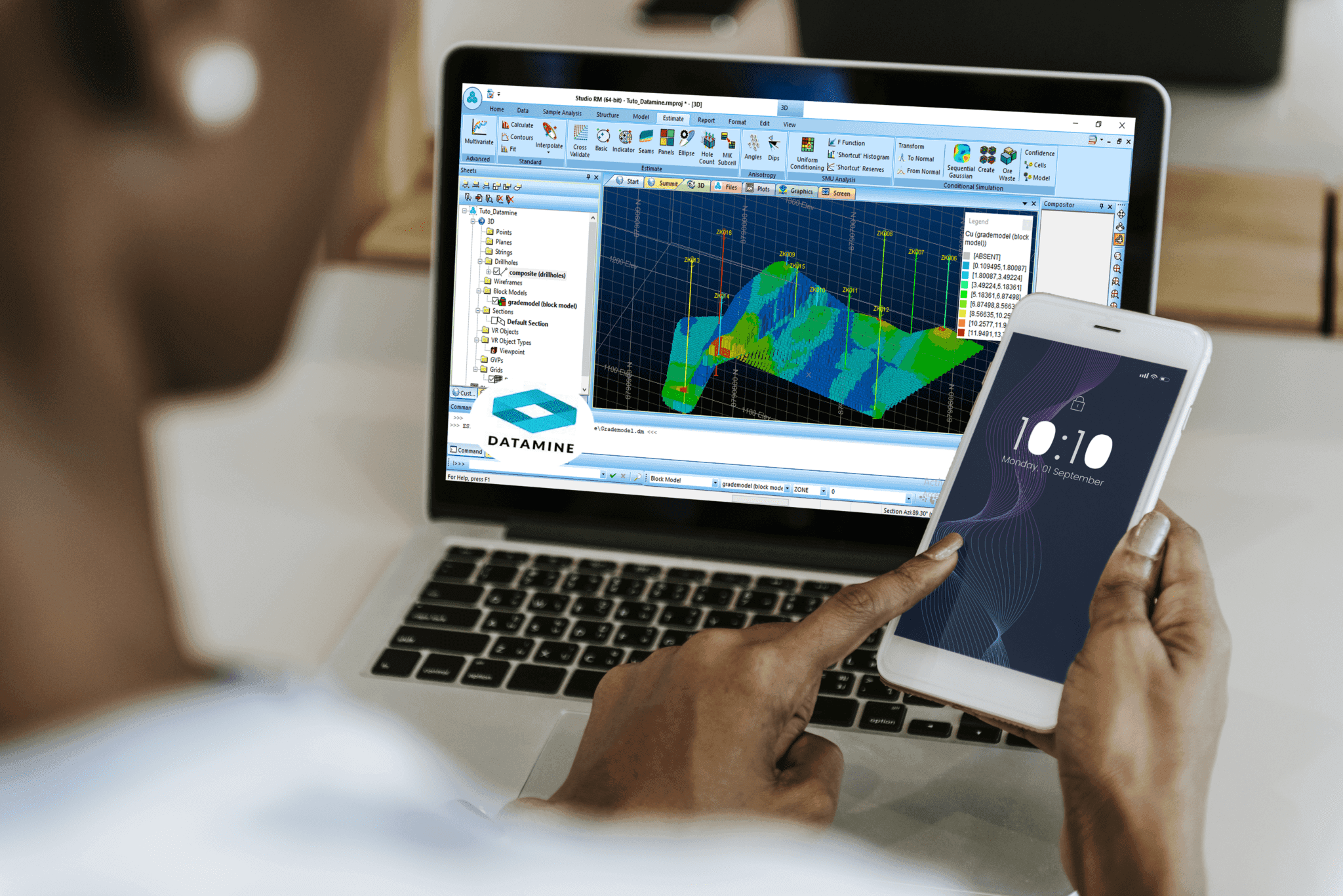 Formation datamine studio Rm : Modélisation et estimation de ressources's cover photo