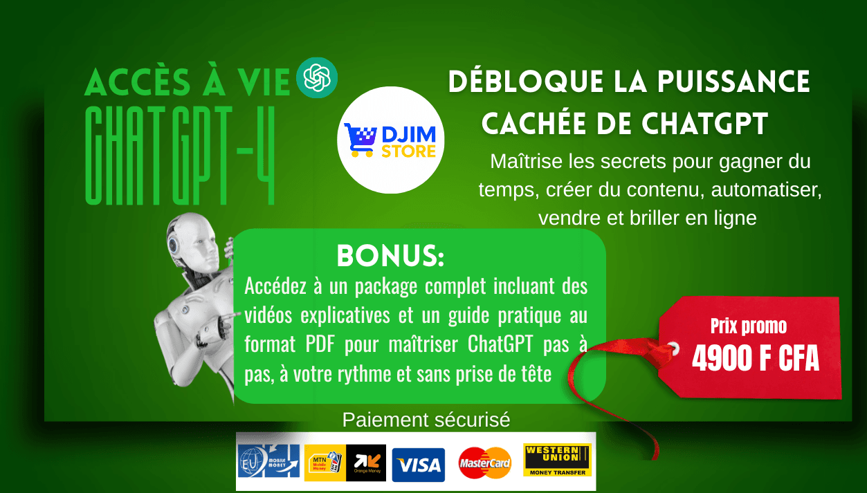 ABONNEMENT CHAT GPT PREMIUM's cover photo