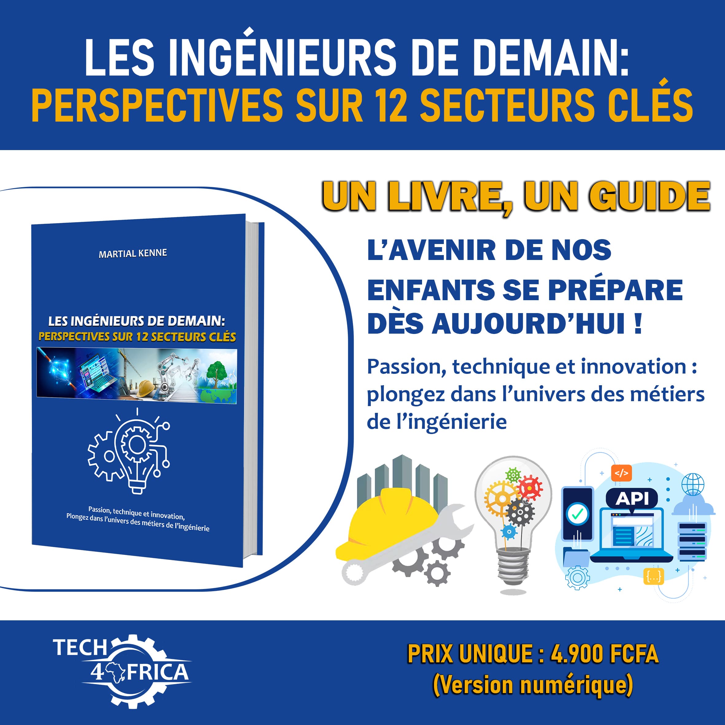 LIVRE: LES INGÉNIEURS DE DEMAIN, PERSPECTIVES SUR 12 SECTEURS CLÉS's item 1